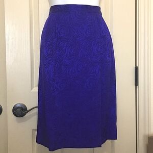 Silk Pencil Skirt